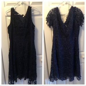 Two Navy lace summer/bridesmaid dresses